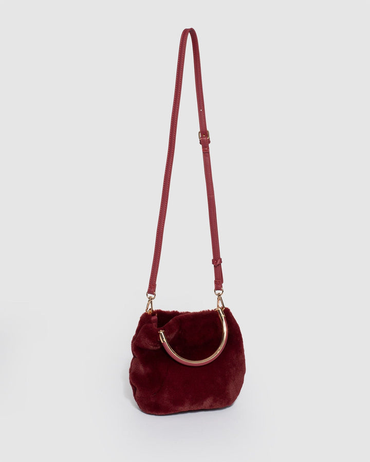 Colette by Colette Hayman Berry Melis Fur Top Handle Bag