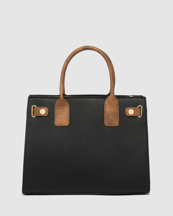 Colette by Colette Hayman Black Athena Belt Tote Bag