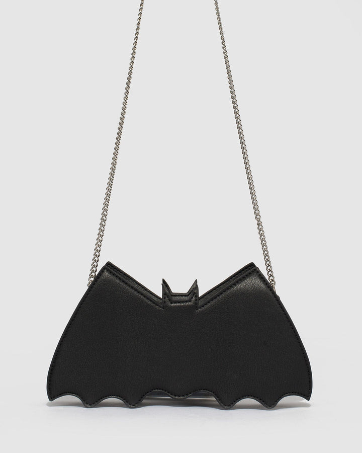Colette by Colette Hayman Black Bat Crossbody Bag