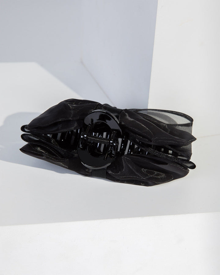 Colette by Colette Hayman Black Bow Detail Claw Clip