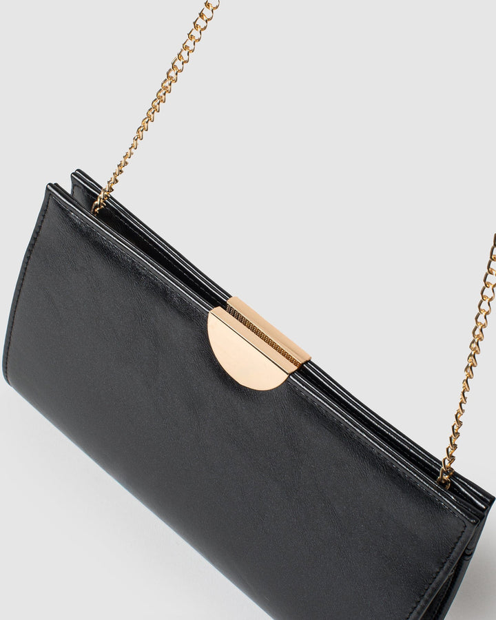 Colette by Colette Hayman Black Carlie Clutch Bag