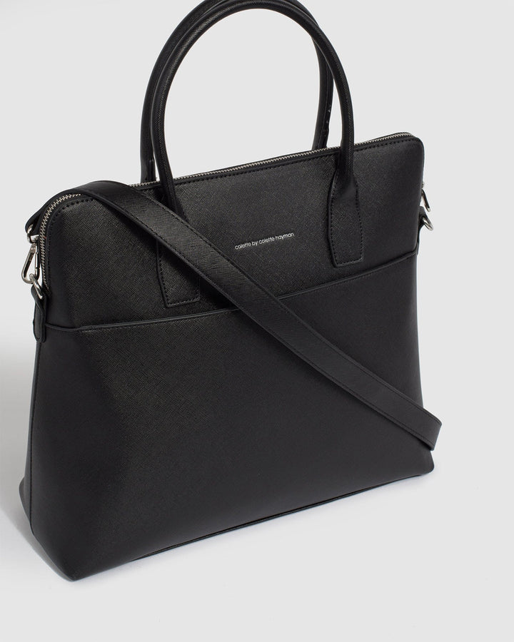 Colette by Colette Hayman Black Dominique Laptop Bag