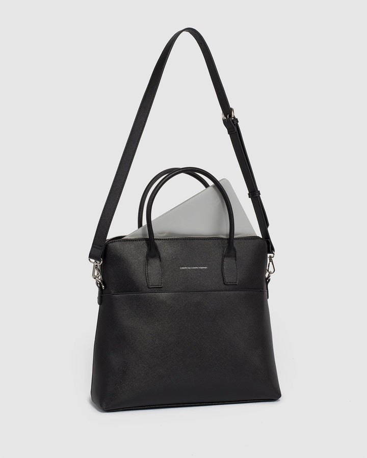 Colette by Colette Hayman Black Dominique Laptop Bag