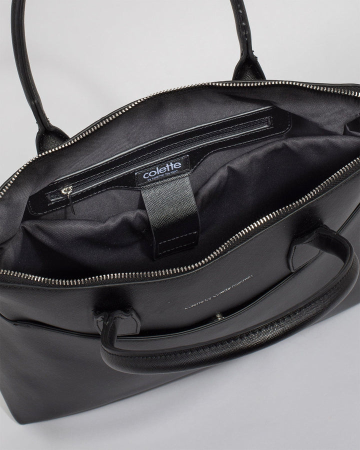 Colette by Colette Hayman Black Dominique Laptop Bag