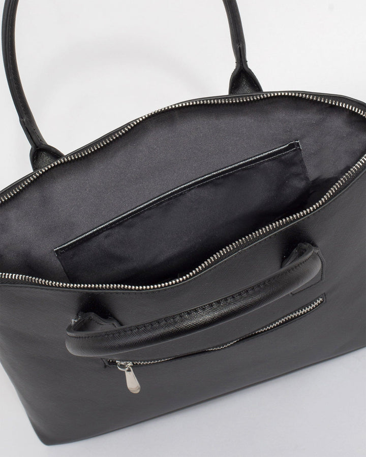Colette by Colette Hayman Black Dominique Laptop Bag