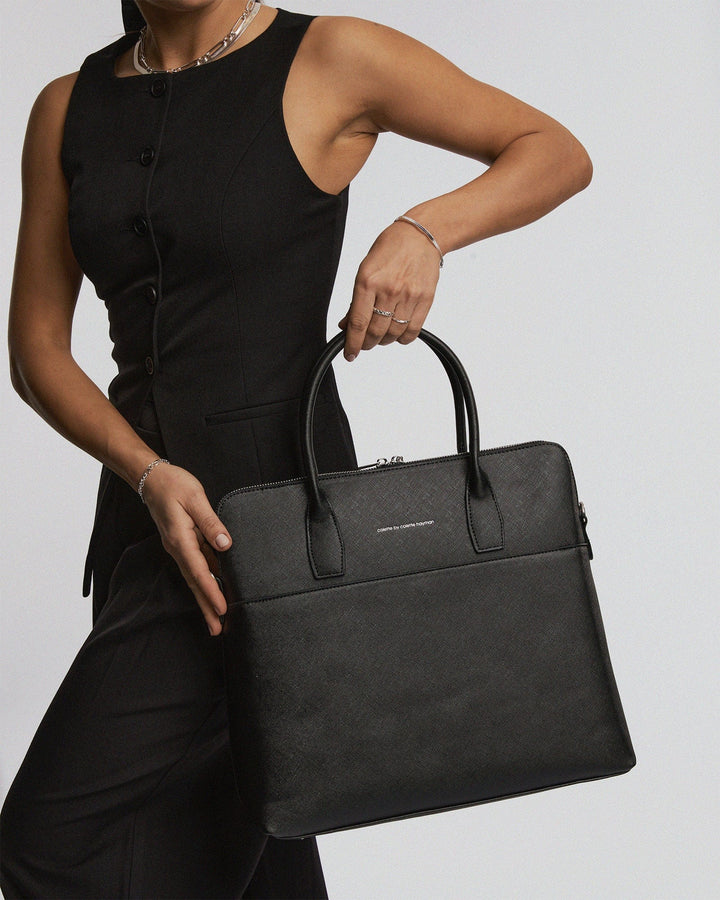 Colette by Colette Hayman Black Dominique Laptop Bag