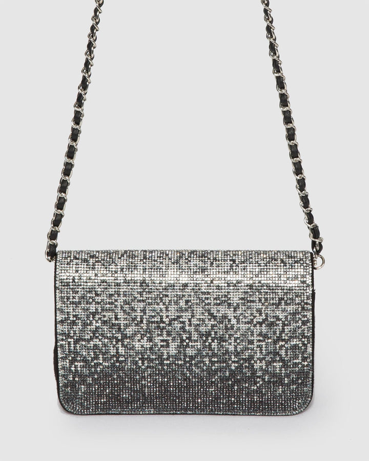 Colette by Colette Hayman Black Eboni Crystal Crossbody Bag