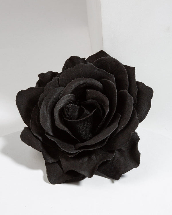 Colette by Colette Hayman Black Flower Brooch