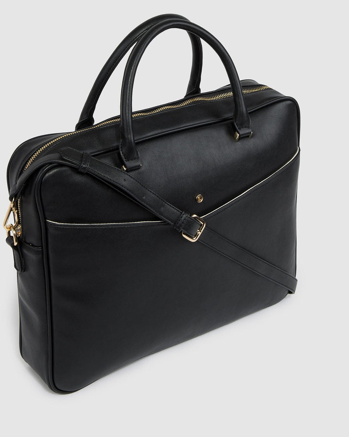 Colette by Colette Hayman Black Jessica Handle Laptop Case