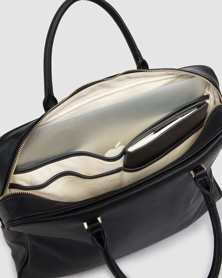 Colette by Colette Hayman Black Jessica Handle Laptop Case