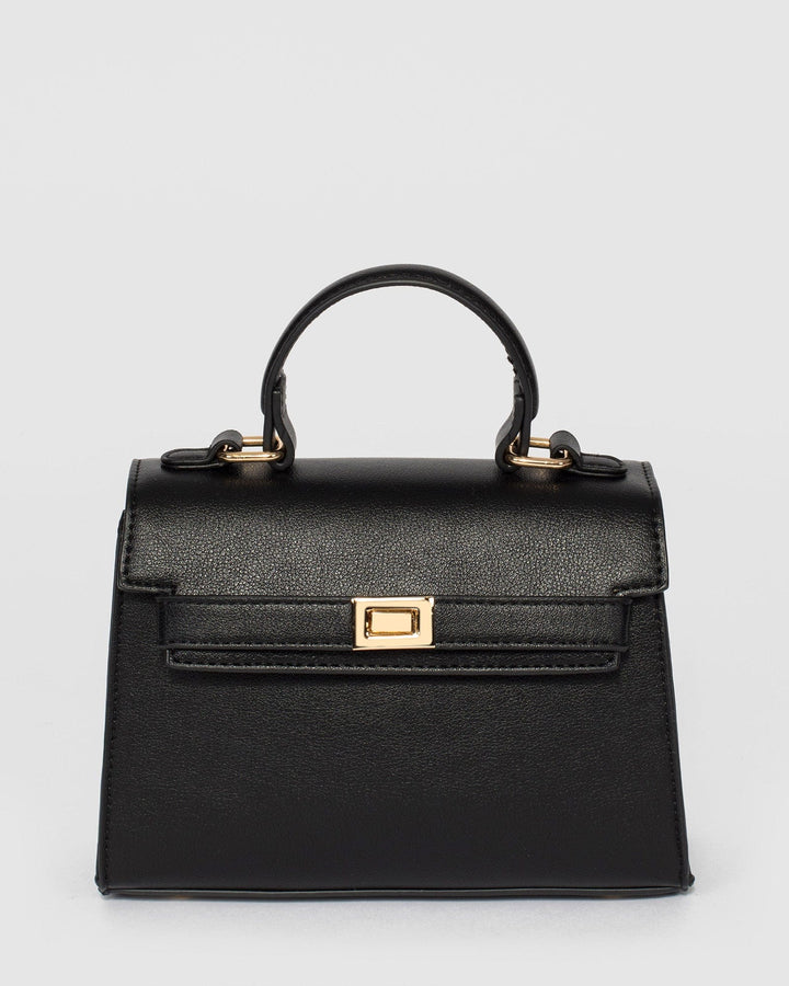 Colette by Colette Hayman Black Lareina Top Handle Mini Bag