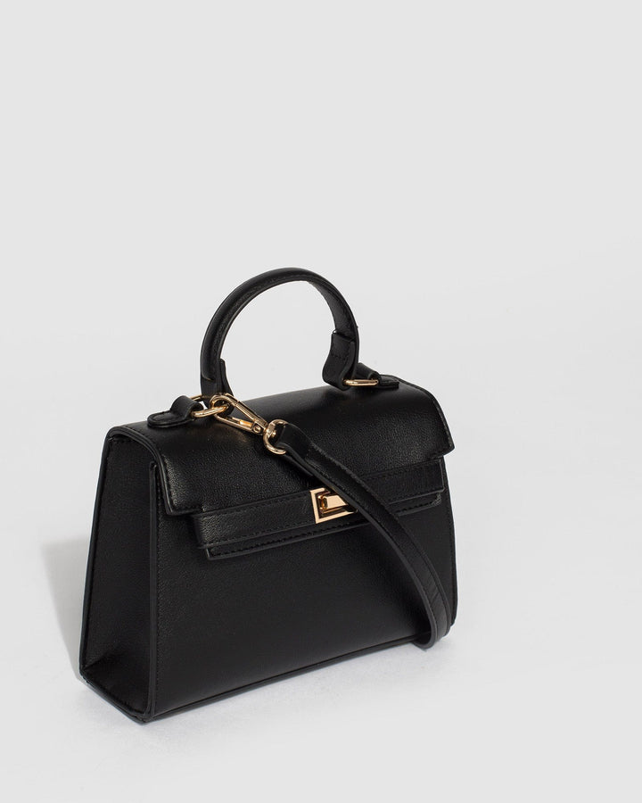 Colette by Colette Hayman Black Lareina Top Handle Mini Bag