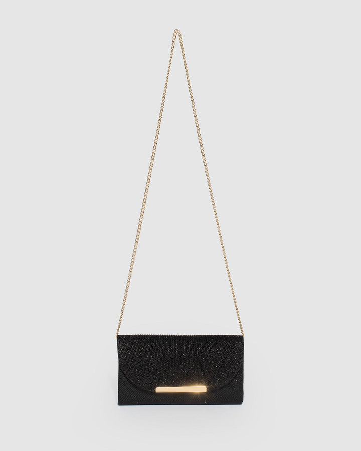 Colette by Colette Hayman Black Liza Evening Clutch Bag
