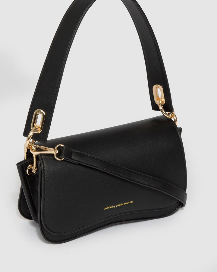 Colette by Colette Hayman Black Macy Shoulder Bag