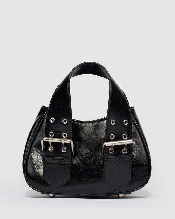 Colette by Colette Hayman Black Maia Buckle Grab Bag