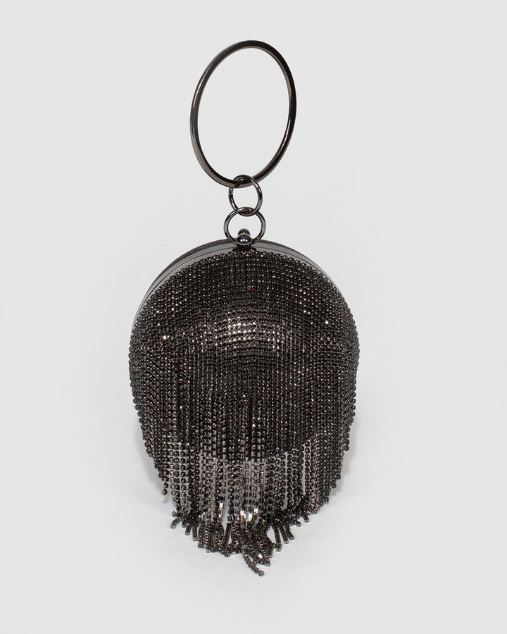 Colette by Colette Hayman Black Mia Ball Clutch Bag