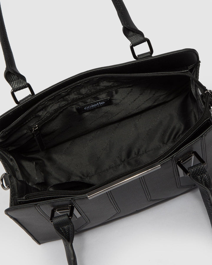 Colette by Colette Hayman Black Norna Tote Bag