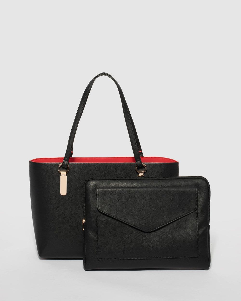Black Red Angelina Tote Bag - Main Image