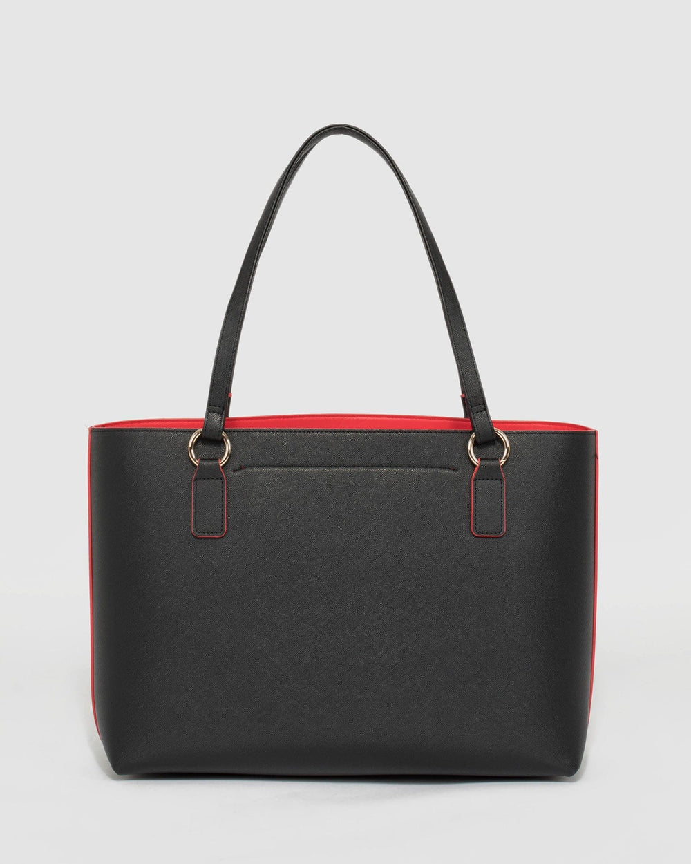 Black Red Angelina Tote Bag