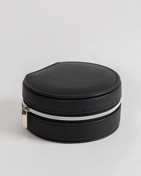 Colette by Colette Hayman Black Rounded Jewellery Box