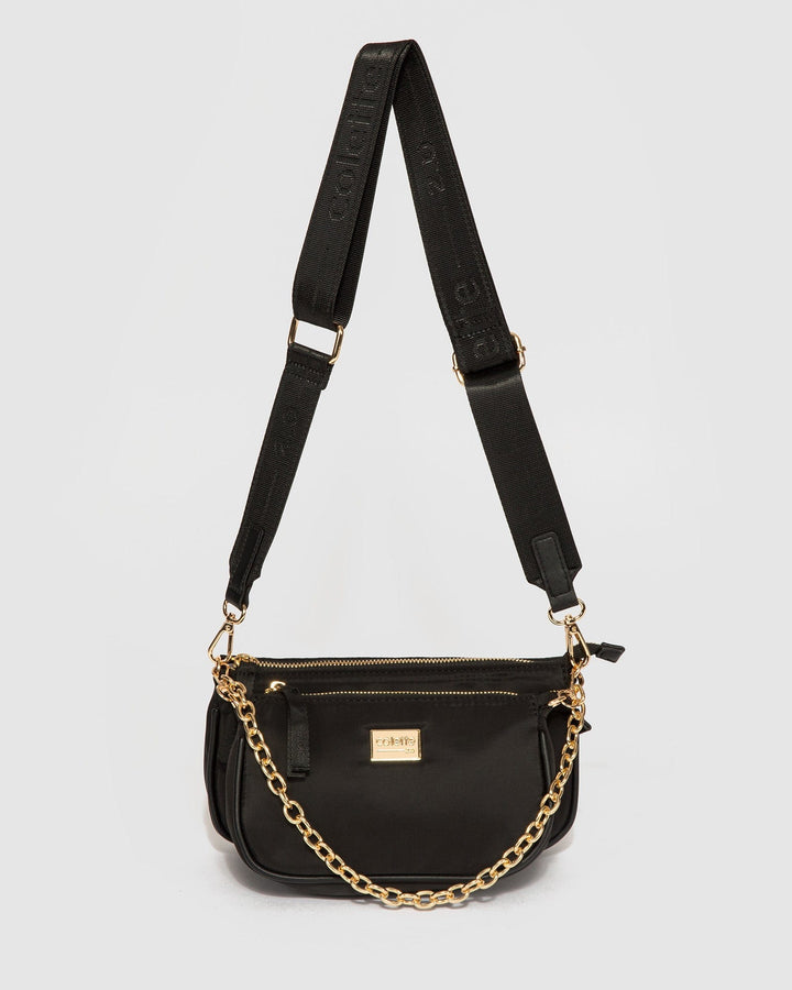 Colette by Colette Hayman Black Vivian Chain Crossbody Bag