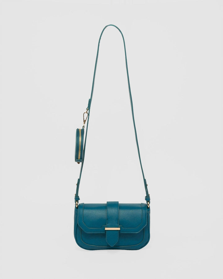 Colette by Colette Hayman Blue Adwowa Buckle Crossbody Bag