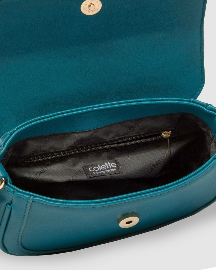 Colette by Colette Hayman Blue Adwowa Buckle Crossbody Bag