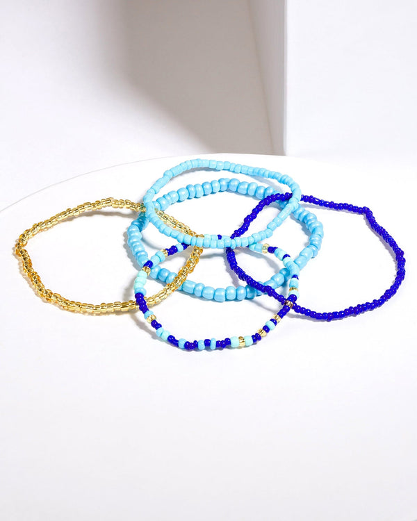 Colette by Colette Hayman Blue Beaded Bracelet Pack