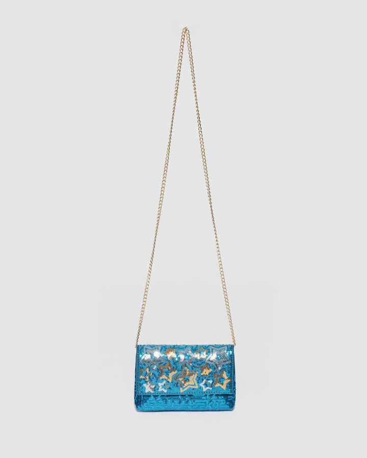 Colette by Colette Hayman Blue Brielle Star Clutch Bag