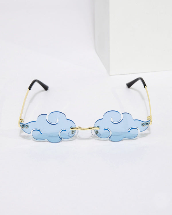 Colette by Colette Hayman Blue Cloud Sunglasses