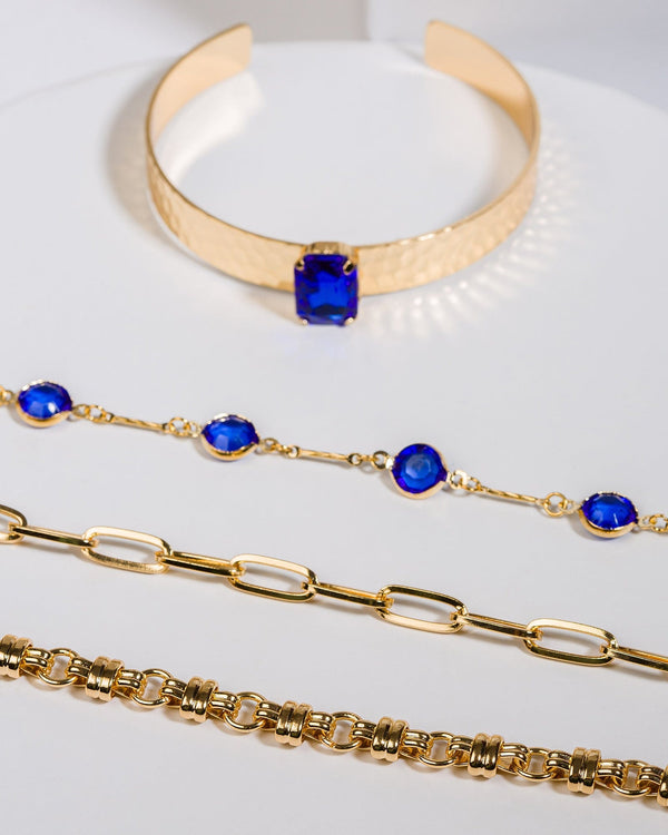 Colette by Colette Hayman Blue Cuff And Bracelet Pack
