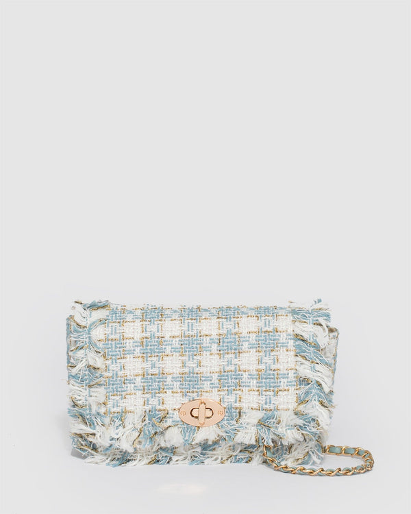 Colette by Colette Hayman Blue Eboni Quilted Crossbody Bag