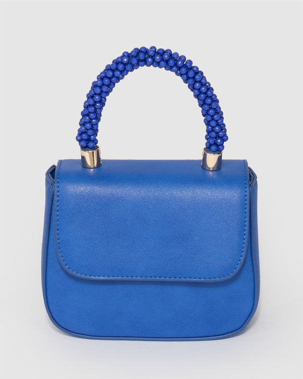Colette by Colette Hayman Blue Jada Bead Mini Bag