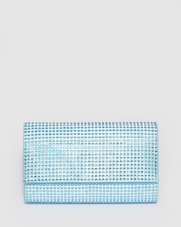 Colette by Colette Hayman Blue Kira Clutch Bag