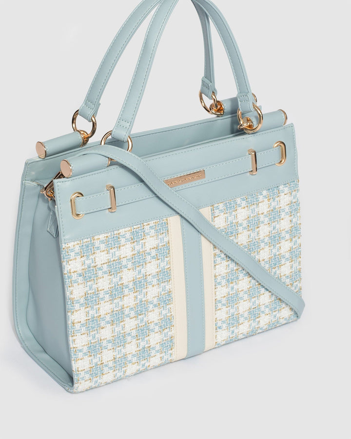 Colette by Colette Hayman Blue Stephanie Stripe Tote Bag