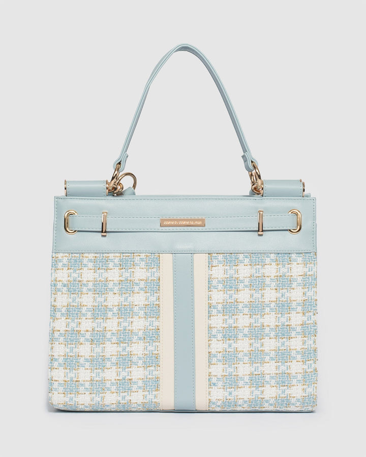 Colette by Colette Hayman Blue Stephanie Stripe Tote Bag