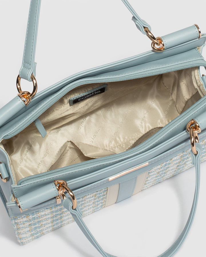 Colette by Colette Hayman Blue Stephanie Stripe Tote Bag