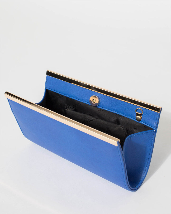 Colette by Colette Hayman Blue Taylor Classic Clutch Bag