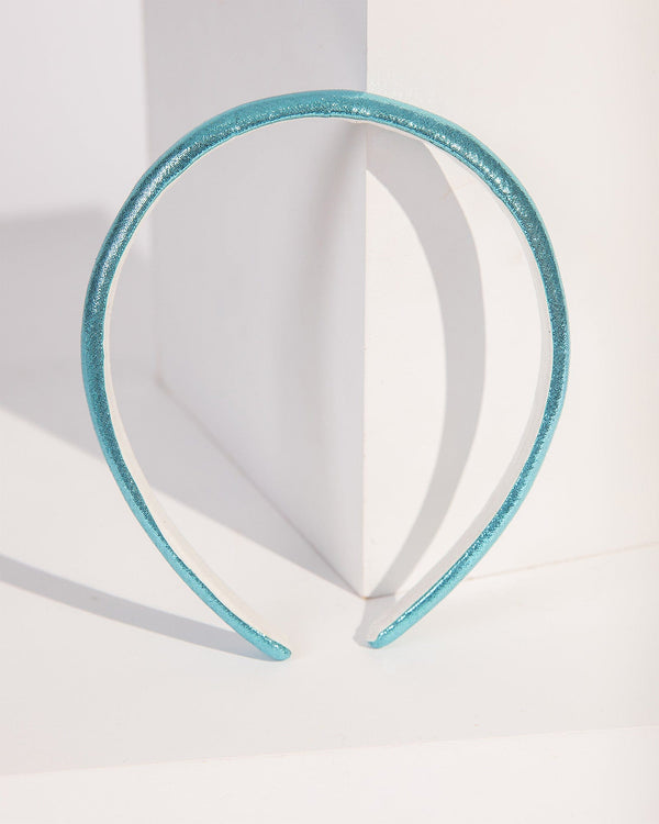 Colette by Colette Hayman Blue Thin Metallic Headband