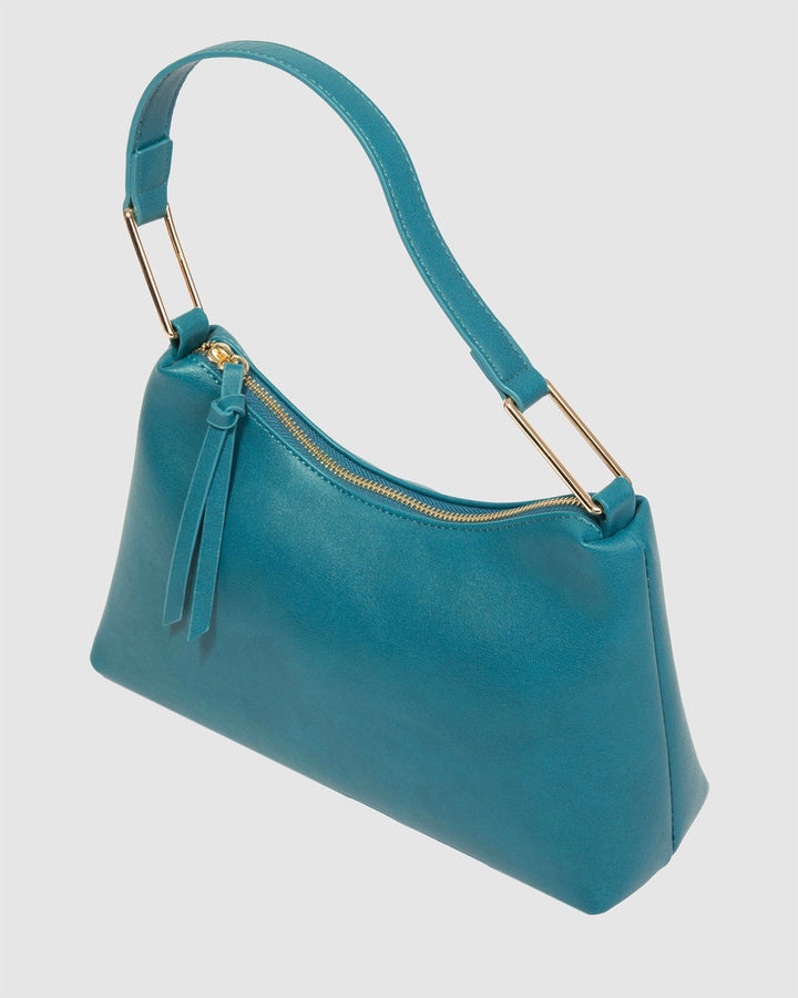 Colette by Colette Hayman Blue Tommie Tassel Shoulder Bag