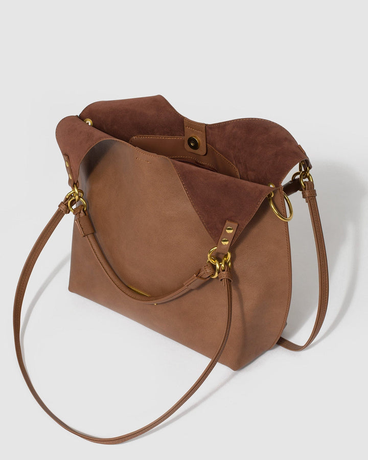 Colette by Colette Hayman Brown Camila Pocket Slouch Bag