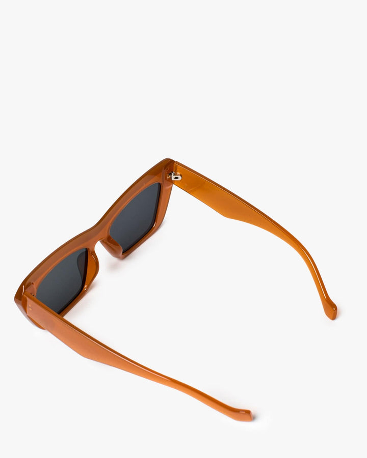 Colette by Colette Hayman Brown Cat-Eye Chunky Frame Sunglasses