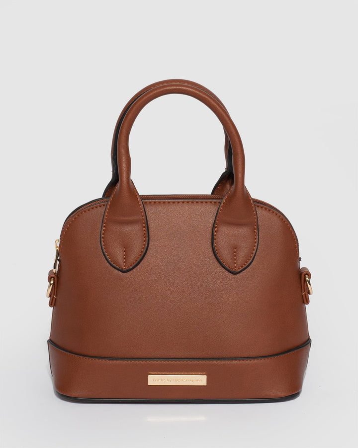 Colette by Colette Hayman Brown Toya Small Tote Bag