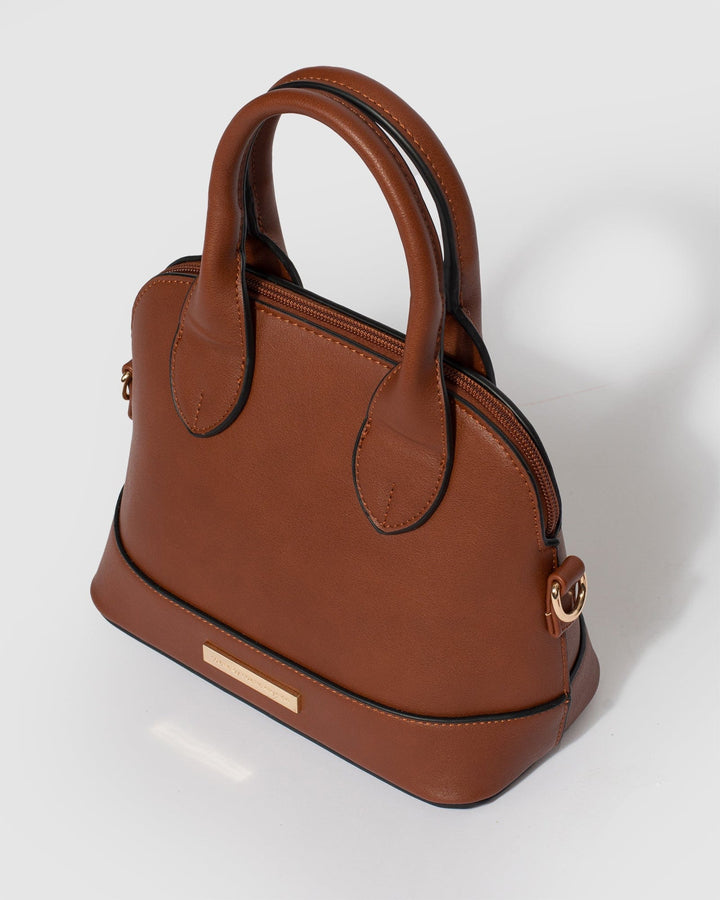 Colette by Colette Hayman Brown Toya Small Tote Bag