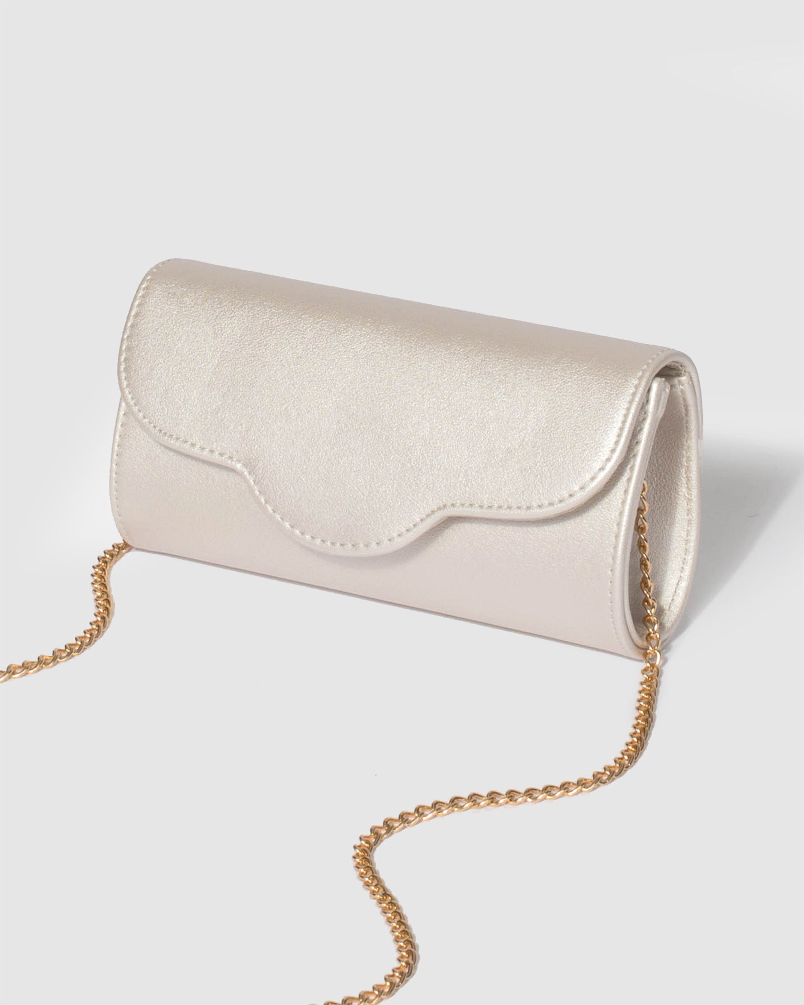 Champagne Verna Clutch Bag Online Colette Hayman