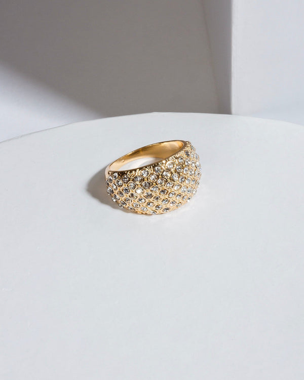 Colette by Colette Hayman Crystal Covered Dome Ring