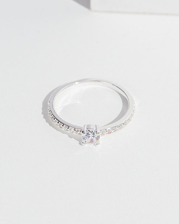 Colette by Colette Hayman Crystal  Fine Band Ring