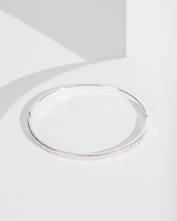Colette by Colette Hayman Crystal Fine Cubic Zirconia Bangle Bracelet