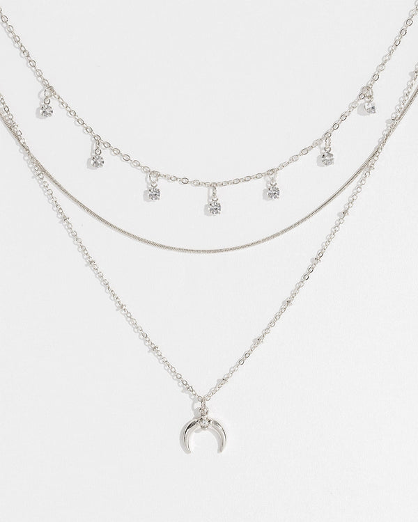Colette by Colette Hayman Crystal Horn Detail Necklace Pack