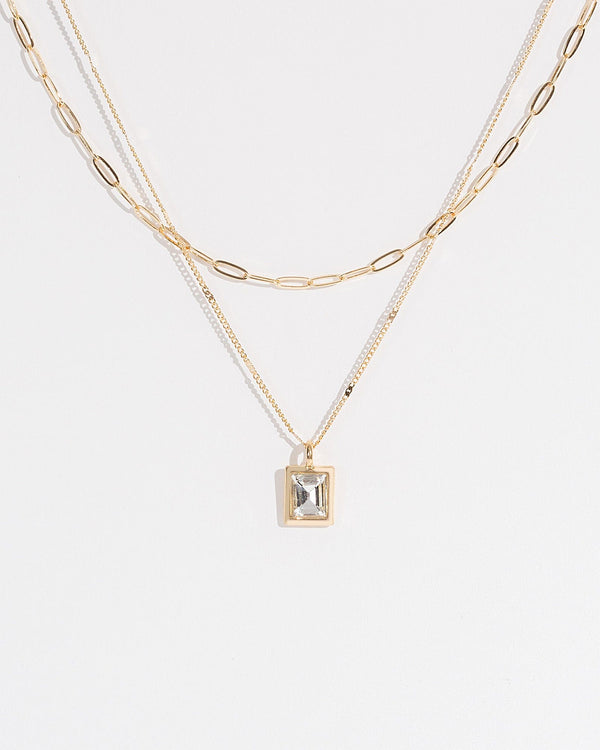 Colette by Colette Hayman Crystal Multi Pack Crystal Pendant Necklace